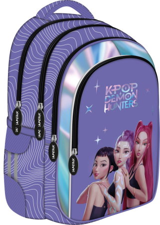 RECHIZITE SCOLARE IPB - Rucsac Școlar K-POP Demon Hunters Mov 4 Compartimente