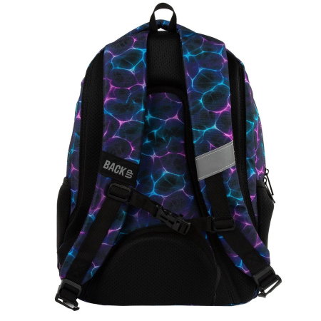 Rucsac Școlar BackUP 3 Compartimente Cats Neon Vibes [4]