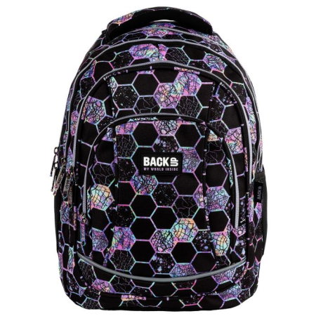 Rucsac Școlar BackUP 4 Compartimente Neon [2]
