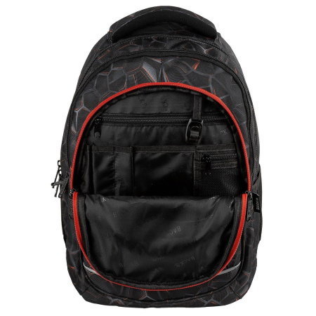 Rucsac Școlar BackUP 4 Compartimente Techno Red [1]