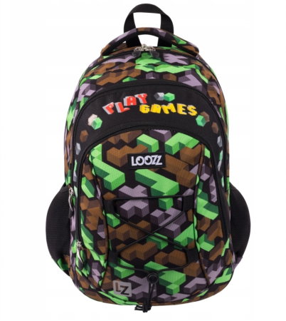RUCSAC SCOLAR PREMIUM LOOZZ 3 COMPARTIMENTE PLAY GAMES 720062