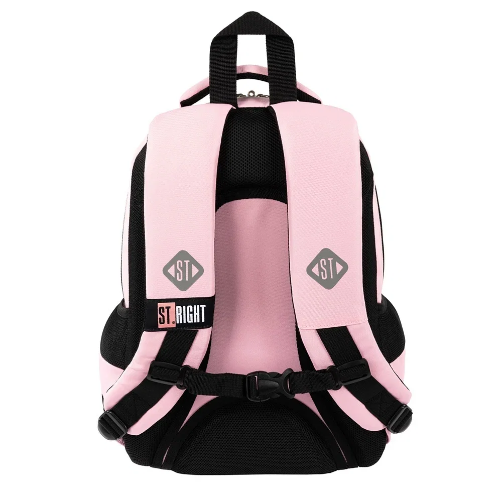 Rucsac copii St.Right Purrfect Love, rucsac școlar ergonomic impermeabil cu 3 compartimente, pentru fete și băieți din clasa 0, clasa 1 și clasa a 2-a. [2]
