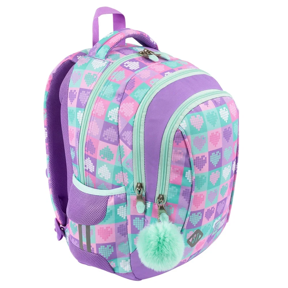 Ghiozdane, Rucsacuri, Trolere - Rucsac St.Right BP-26 Candy Hearts 20L - 696947