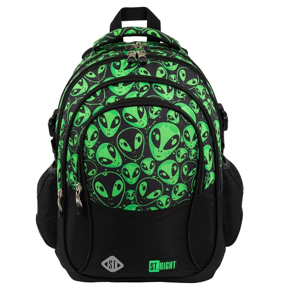 Rucsac St.Right BP-01 Green Aliens 23L - 698088 [1]