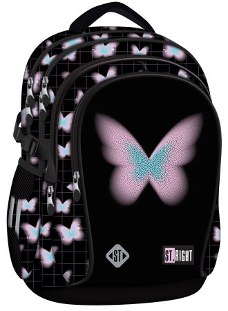 Ghiozdane, Rucsacuri, Trolere - Rucsac St.Right BP-01 Pastel Butterfly 23L - 696985
