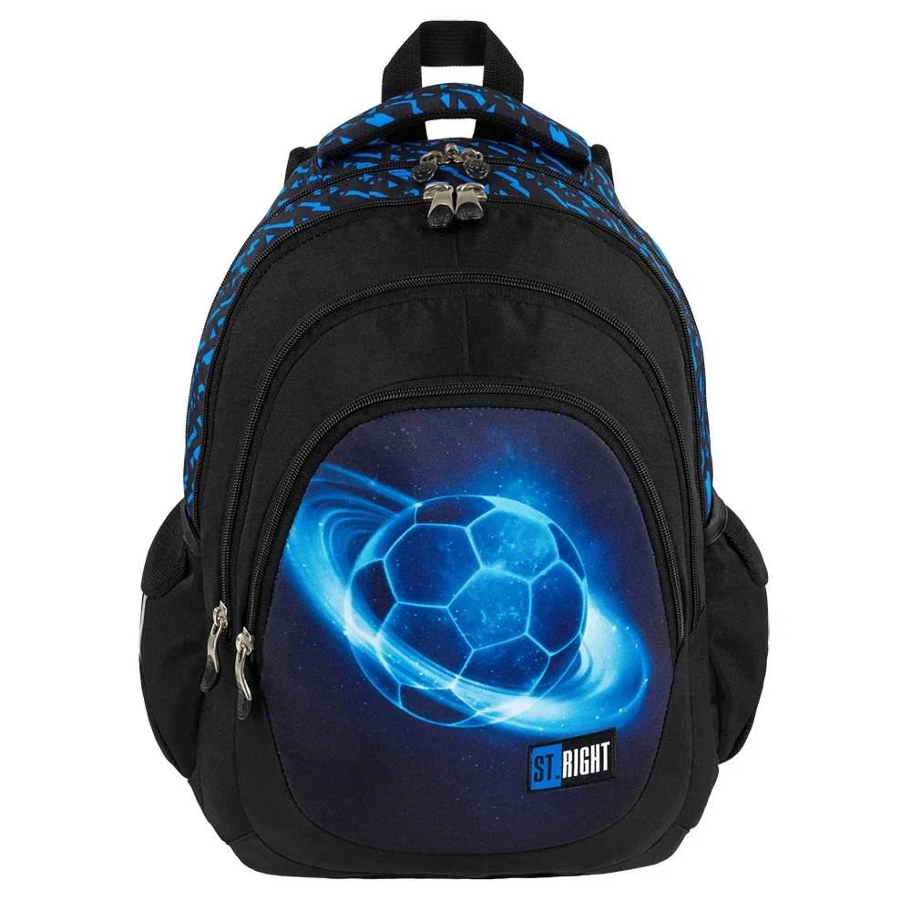 Ghiozdane, Rucsacuri, Trolere - Rucsac Școlar băieți St Right model Cosmic Soccer cu 4 compartimente IPB