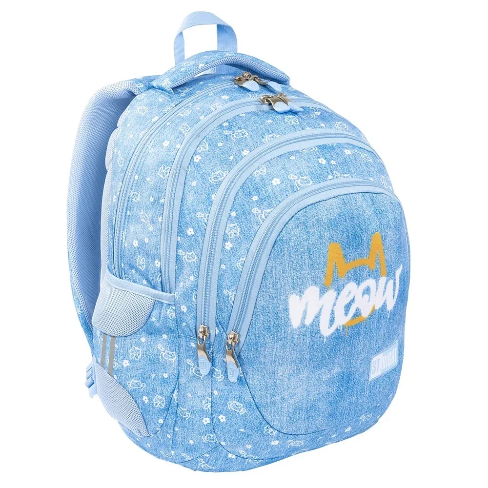 Ghiozdane, Rucsacuri, Trolere - Rucsac Școlar St.Right BP-06 Meow Mood 23L - 301001