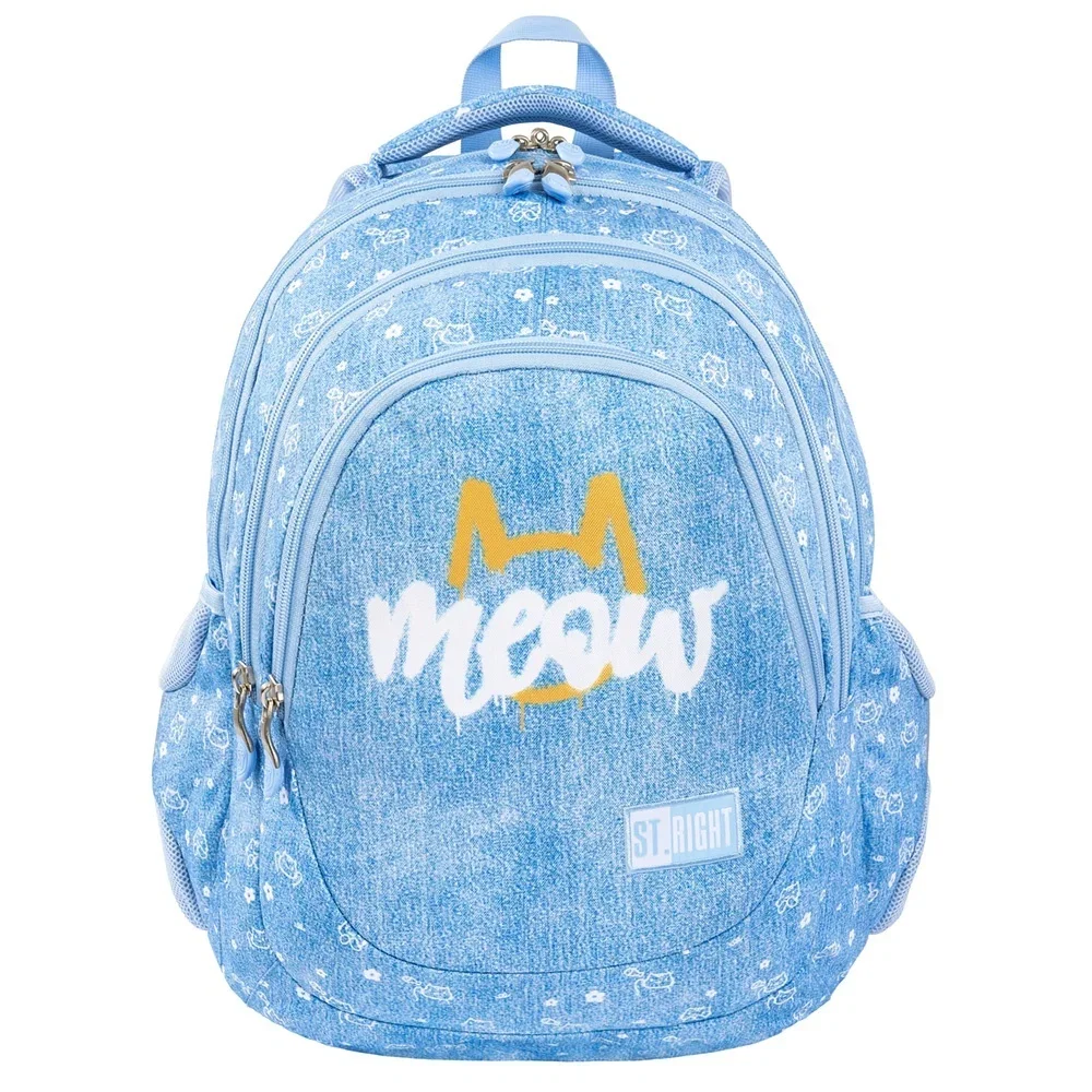 Ghiozdane, Rucsacuri, Trolere - Rucsac Școlar St.Right BP-06 Meow Mood 23L - 301001