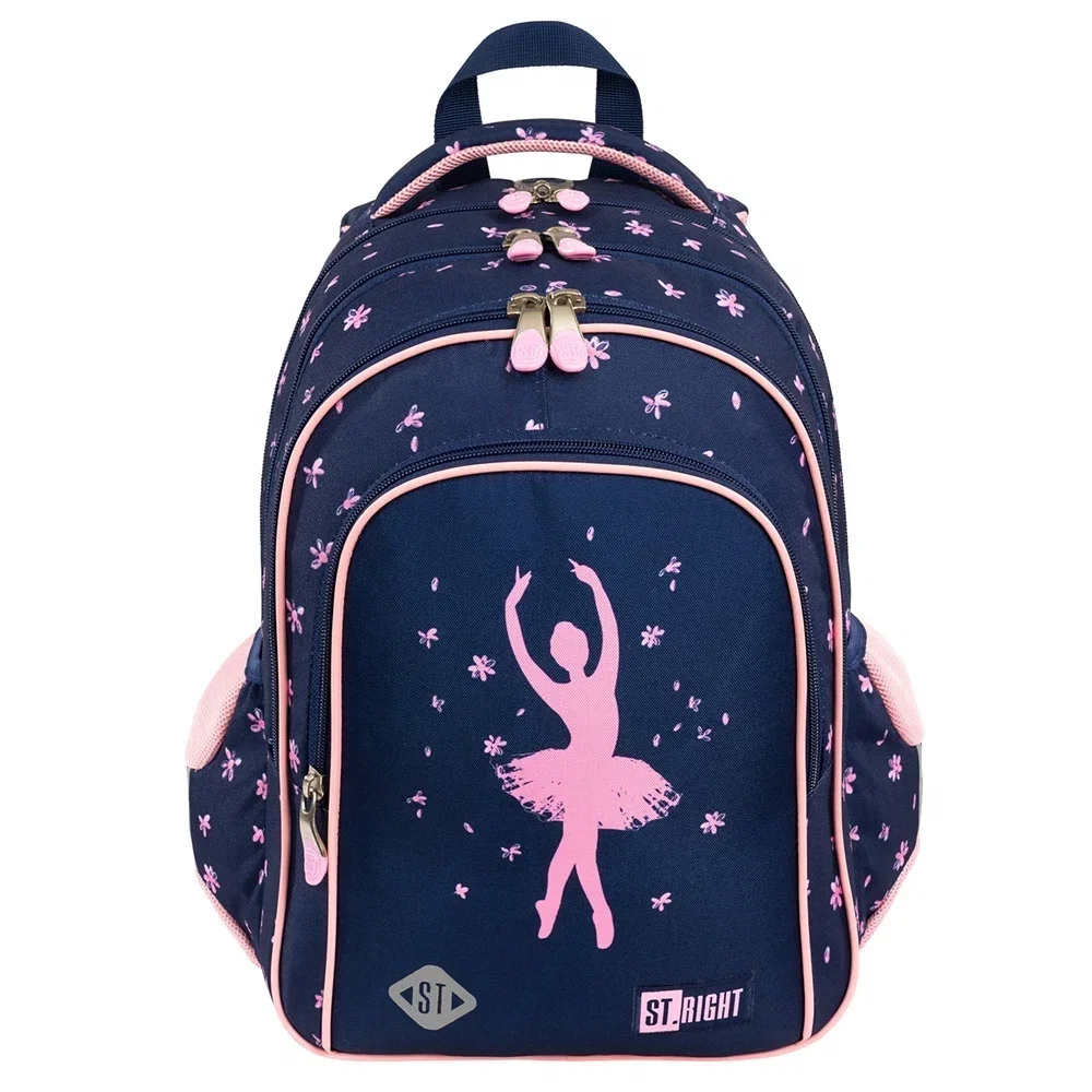RUCSAC SCOLAR ST.RIGHT 4 COMPARTIMENTE BP-58 PINK BALLERINA 300950 [1]