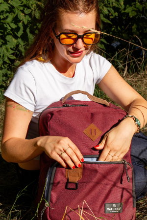Rucsac Școlar Walker Pure Eco Maroon [8]