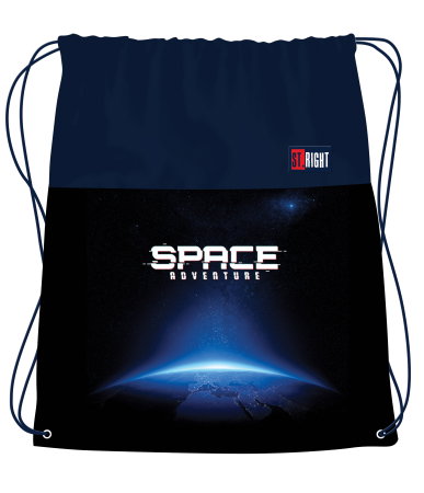 Saci de sport, Borsete - Sac Sport St.Right Blue Earth View 43x34cm - 301223