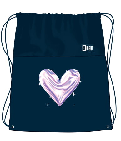 Saci de sport, Borsete - Sac Sport St.Right Moonlight Heart 43x34cm - 301070