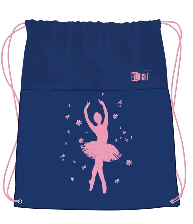 Saci de sport, Borsete - Sac Sport St.Right Pink Ballerina 43x34cm - 300967