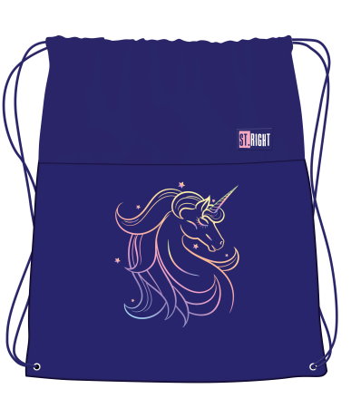 Saci de sport, Borsete - Sac Sport St.Right Unicorn Glow 43x34cm - 300912