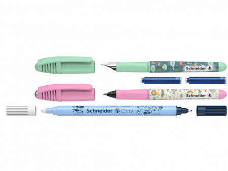 SCR SET STILOU SI ROLLER SCHNEIDER ZIPPI CU PIC SI 2 REZERVE VERDE SD-015721 [1]