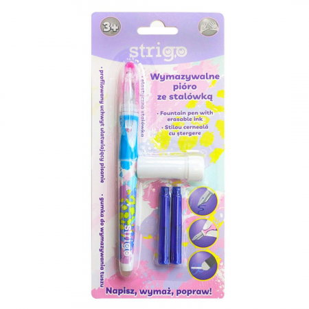SCR STILOU STRIGO CU  STERGERE PRIN FRICTIUNE SI PATROANE ROZ SD-017930 [5]