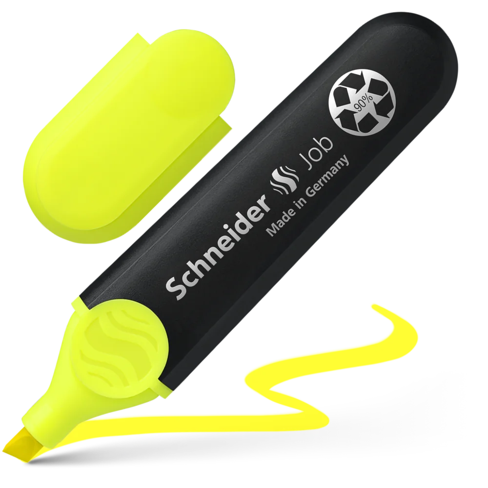 Textlinere - Evidențiator Schneider Job Galben TMK047