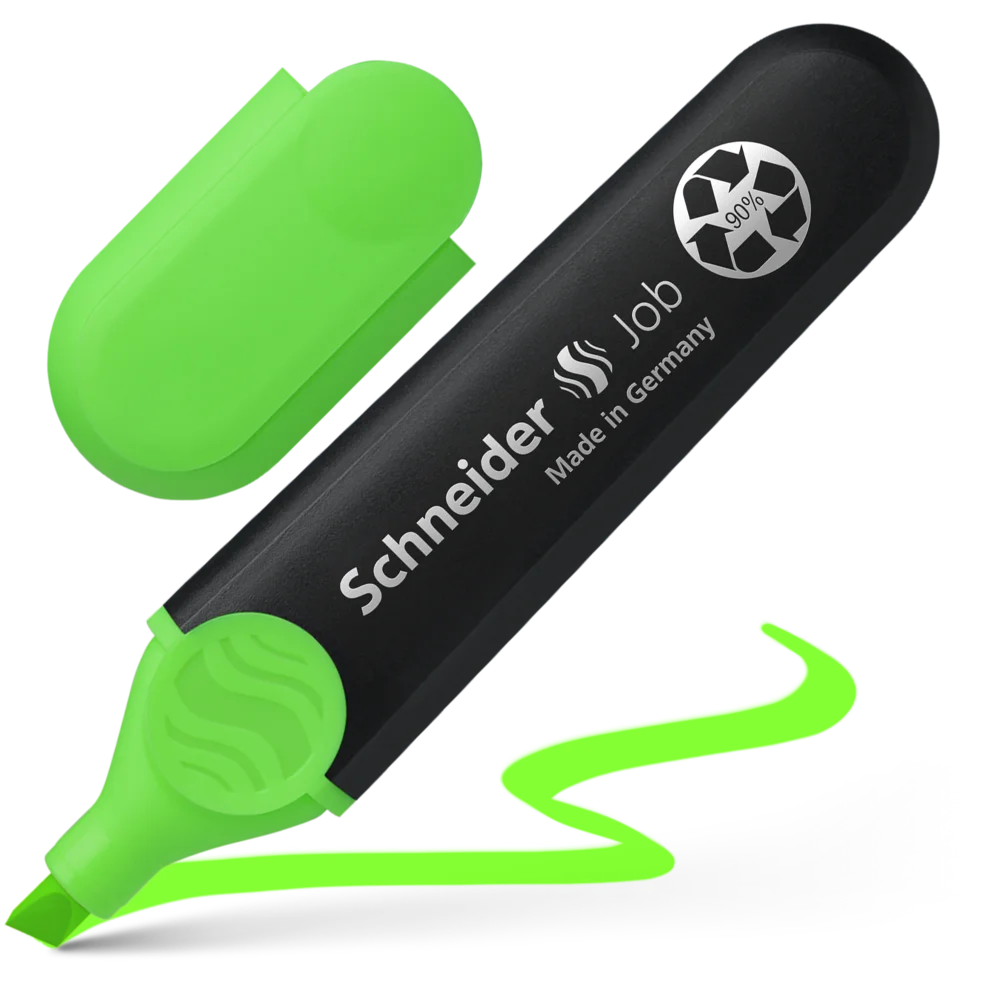 Textlinere - Evidențiator Schneider Job Verde TMK047