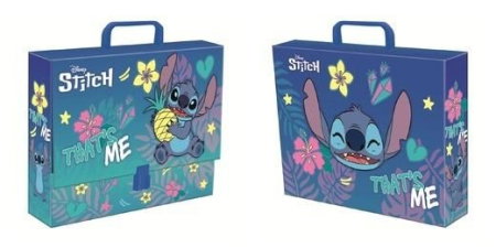 Import - SERVIETA SCOLARA CARTON CU MANER 33x24.8x9CM STITCH 301452