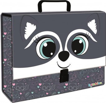 RECHIZITE SCOLARE IPB - Servietă Carton Bambino Racoon XL 9cm - 663413
