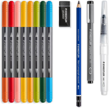 Set Arta Staedtler Floral Aquarell 12 Piese 61 3001-1 [1]