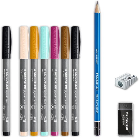 Set Arta Staedtler Line Art x Botanical 10 Piese 61 371-2 [1]