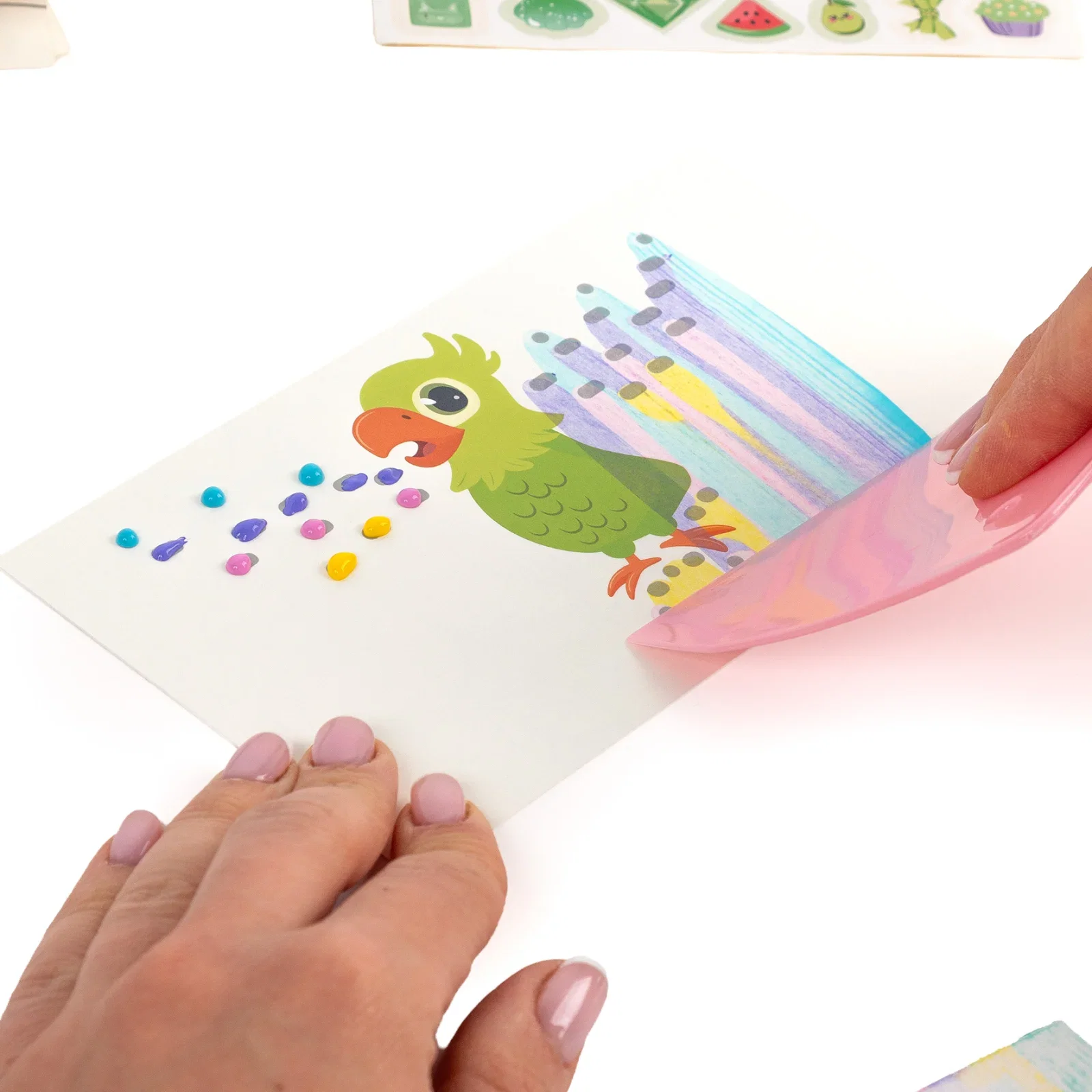 Set Creativ Pictură Și Desen Curcubeu Kidea TEMAKA [4]
