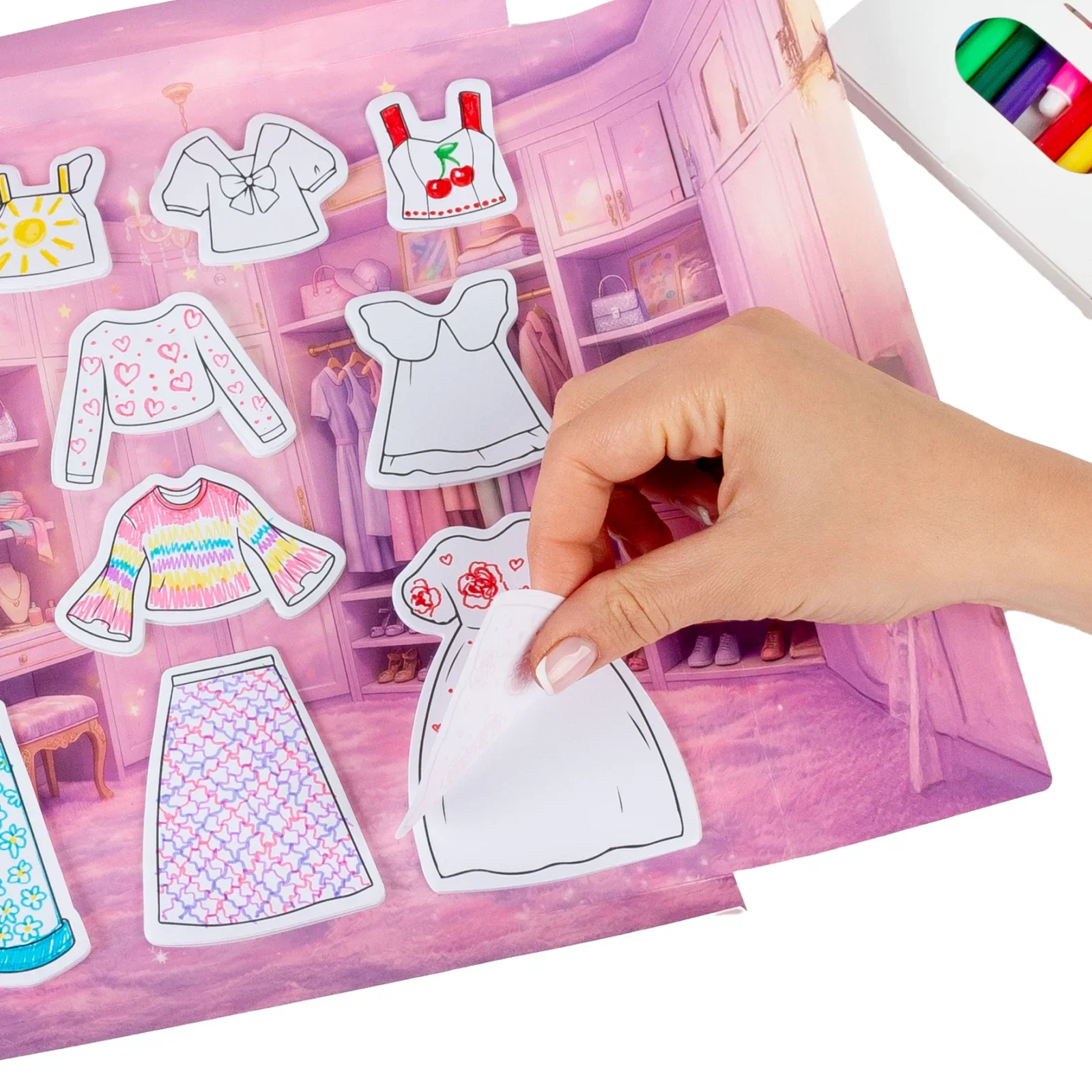 Set Creativ Styling Studio 300 Elemente Kidea SSTY300KA [4]