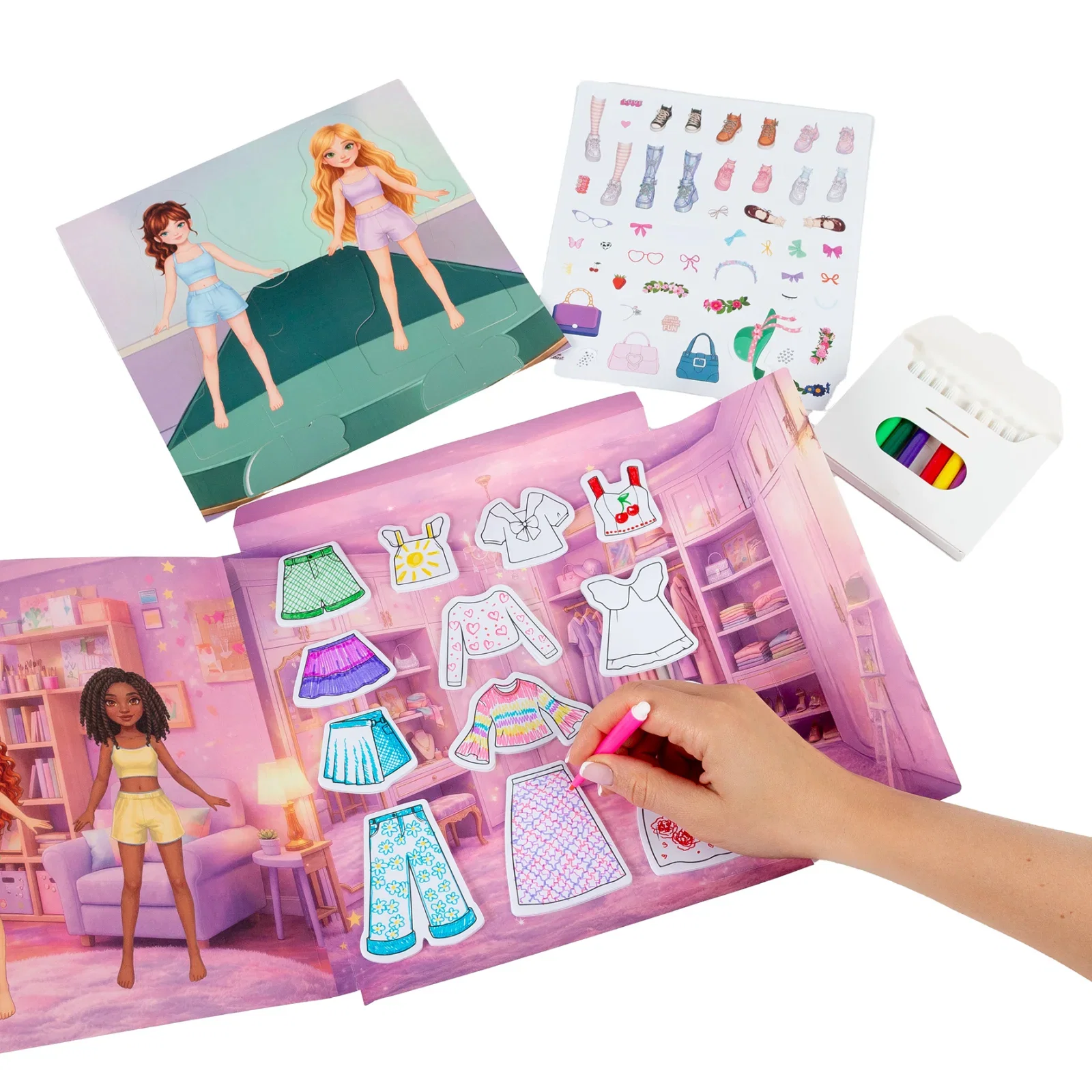 Set Creativ Styling Studio 300 Elemente Kidea SSTY300KA [2]