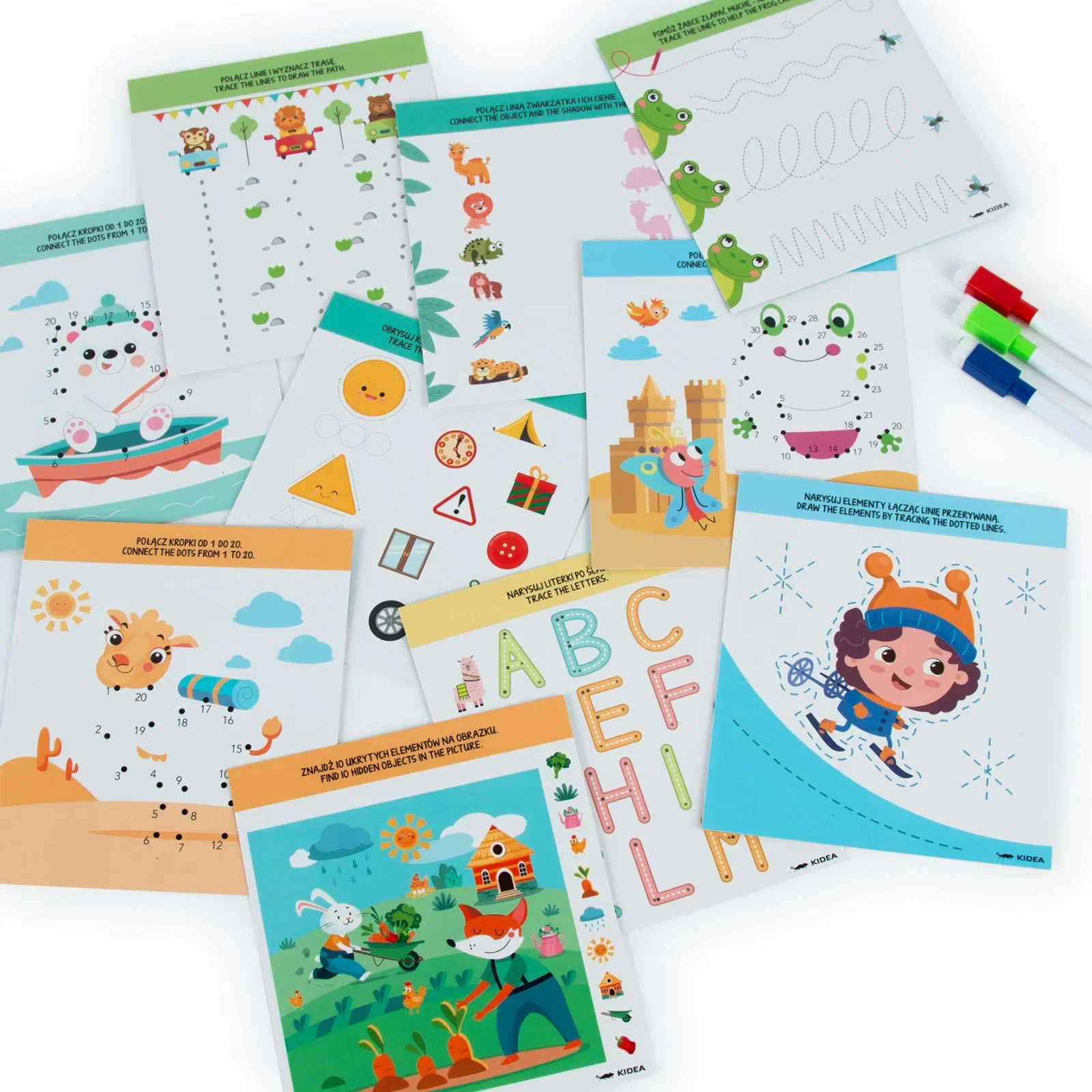 Set Cu Activități Educative Kidea Unește Punctele ZELKKA [1]