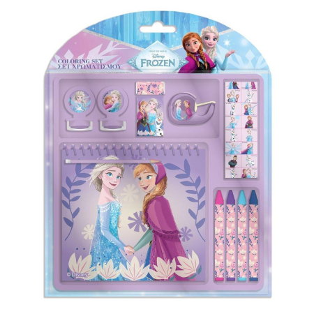Seturi de colorat - Set de Colorat Frozen 2 - 12 Piese - 17.5x18.5cm