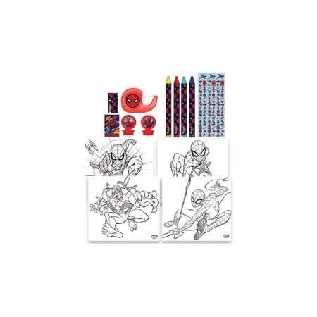 Set de Colorat Spider-Man 12 Piese - 17.5x18.5cm [1]