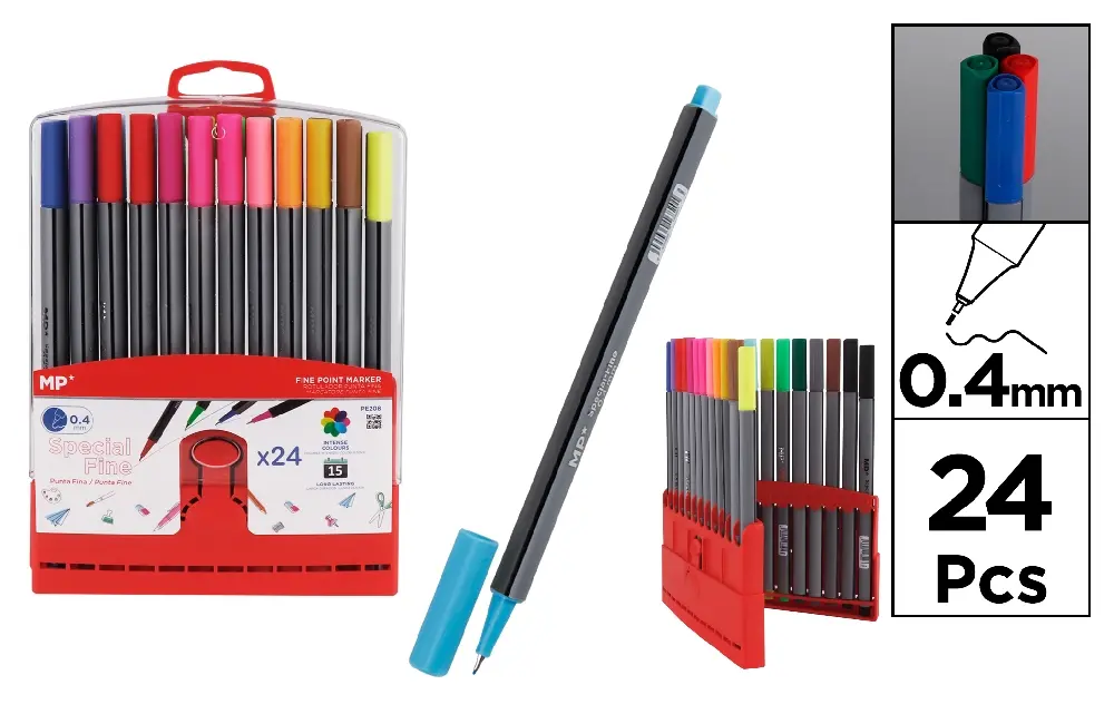 INSTRUMENTE DE SCRIS - SET FINELINER IPB VARF 0.4MM 24/SET PE208