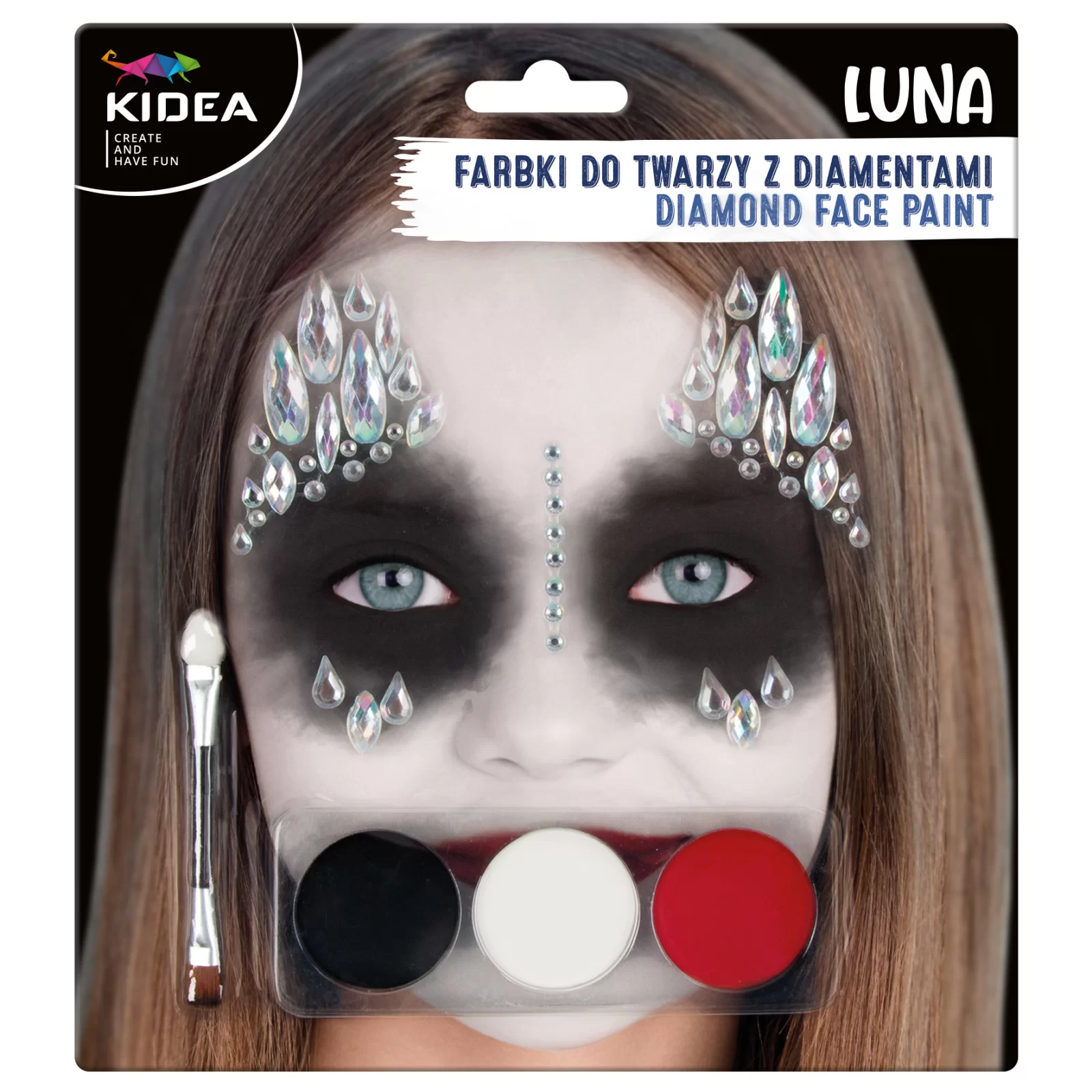 Set Pictură Pe Față 3 Culori Luna Diamond Kidea FDTZLDKA [1]