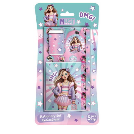 Seturi scolare - Set Școală 5 Piese Must Team Fashion Girl - 587329