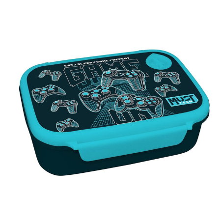 Set Școală Cutie Sandwich și Sticlă Apă Aluminiu Must Team Gamer 000587513 [2]