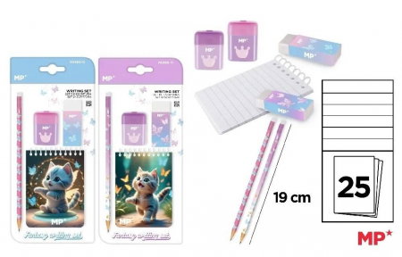 Seturi scolare - SET SCOLAR IPB 4 PIESE PISICUTA ROZ PA980-11