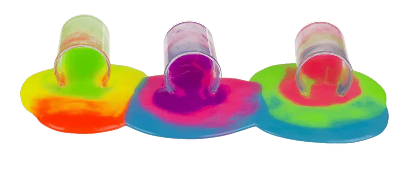 Slime 65g Curcubeu Neon - Jucărie Creativă pentru Copii [1]