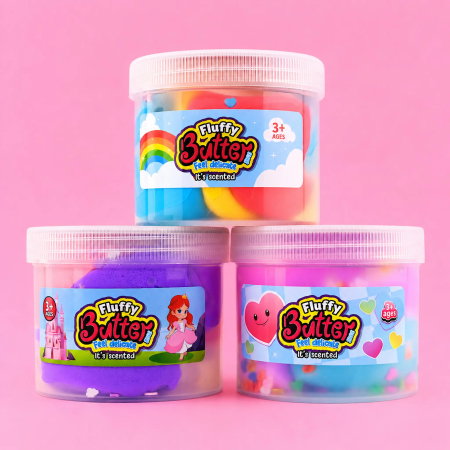 ARTICOLE COPII - Slime în Cutie 73gr - 2 Culori Fantasy 9cm 64059 - Asortat Non-Toxic