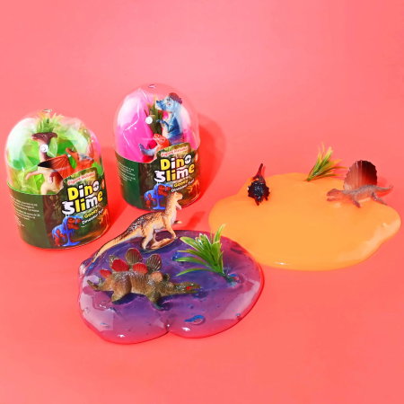 ARTICOLE COPII - Super Elastic Dinozaur 9cm cu Surpriză 64143 - Asortat Non-Toxic