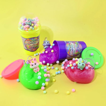 ARTICOLE COPII - Slime Super Elastic Mega Soft Unicorn 13cm 64142 - Asortat Non-Toxic