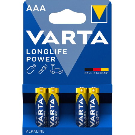 ACCESORII IT - STA BATERII VARTA AAA R3 ALCALINE LONGLIFE POWER 4/SET 4903/4