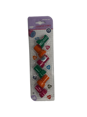 Stampile Copii - Set 6 Ștampile Fantasy Color 25mm PM194-54