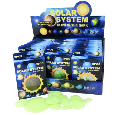 Sticker Glow in the Dark Sistem Solar 7.5cm 70030 [1]