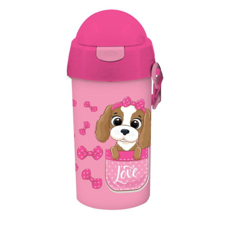 Sticlă Apă PP Must Team Girl 500ml Cu Pai 7.3x19.5cm 000587459 [3]