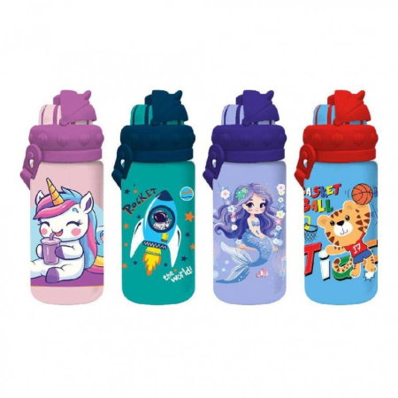 Sticle, caserole, pusculite, suporturi copii - Sticlă Termică Pentru Apă Must Team 430ml 7x17.5cm 000587555