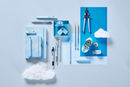 Stilou Faber-Castell Grip 2010 F Bleu Sky FC140849 [7]