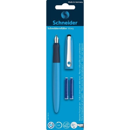 RECHIZITE SCOLARE IPB - Stilou Schneider Wavy cu 2 Rezerve Mix STI179