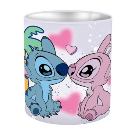 RECHIZITE SCOLARE IPB - Suport Creioane Metal Lilo & Stitch-2, 10x11cm