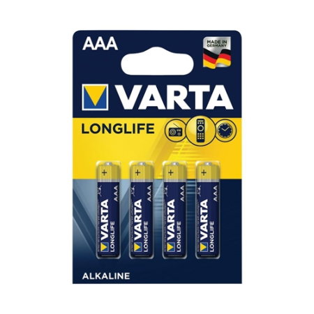 BATERII VARTA  4AAA-4103/4 LONGL LR03 1.5V [0]